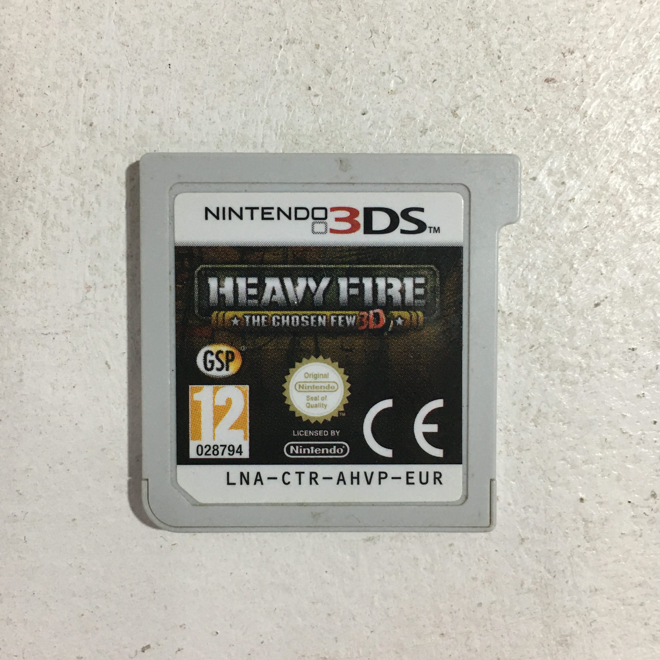 NINTENDO 3DS - HEAVY FIRE - THE CHOSEN FEW 3D