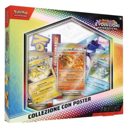 POKEMON - SV8.5 EVOLUZIONI PRISMATICHE COLLEZIONE CON POSTER (IT)