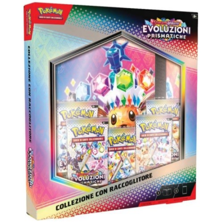 POKEMON - SV8.5 EVOLUZIONI PRISMATICHE COLLEZIONE CON RACCOGLITORE (IT)