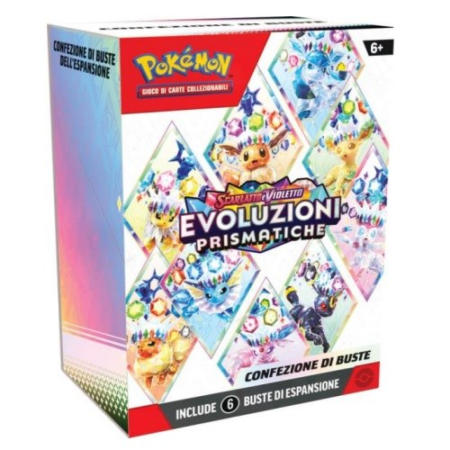 POKEMON - SV8.5 EVOLUZIONI PRISMATICHE BUNDLE 6 BUSTE (IT) (POSSIBILE ALLOCAZIONE)