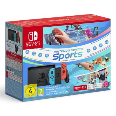 Nintendo-Switch-Console-11-Neon-Blue--Neon-Red--Switch-Sport--Fascia--12-Mesi-NSO