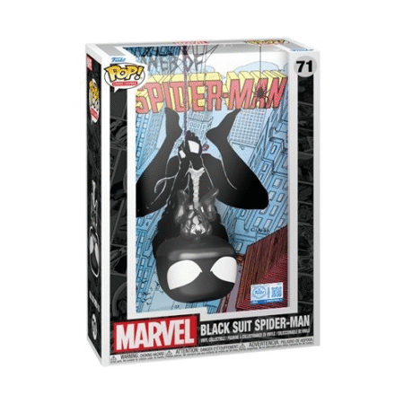 FUNKO POP COVER: MARVEL - 71 BLACK SUIT SPIDER-MAN (EXCLUSIVE)